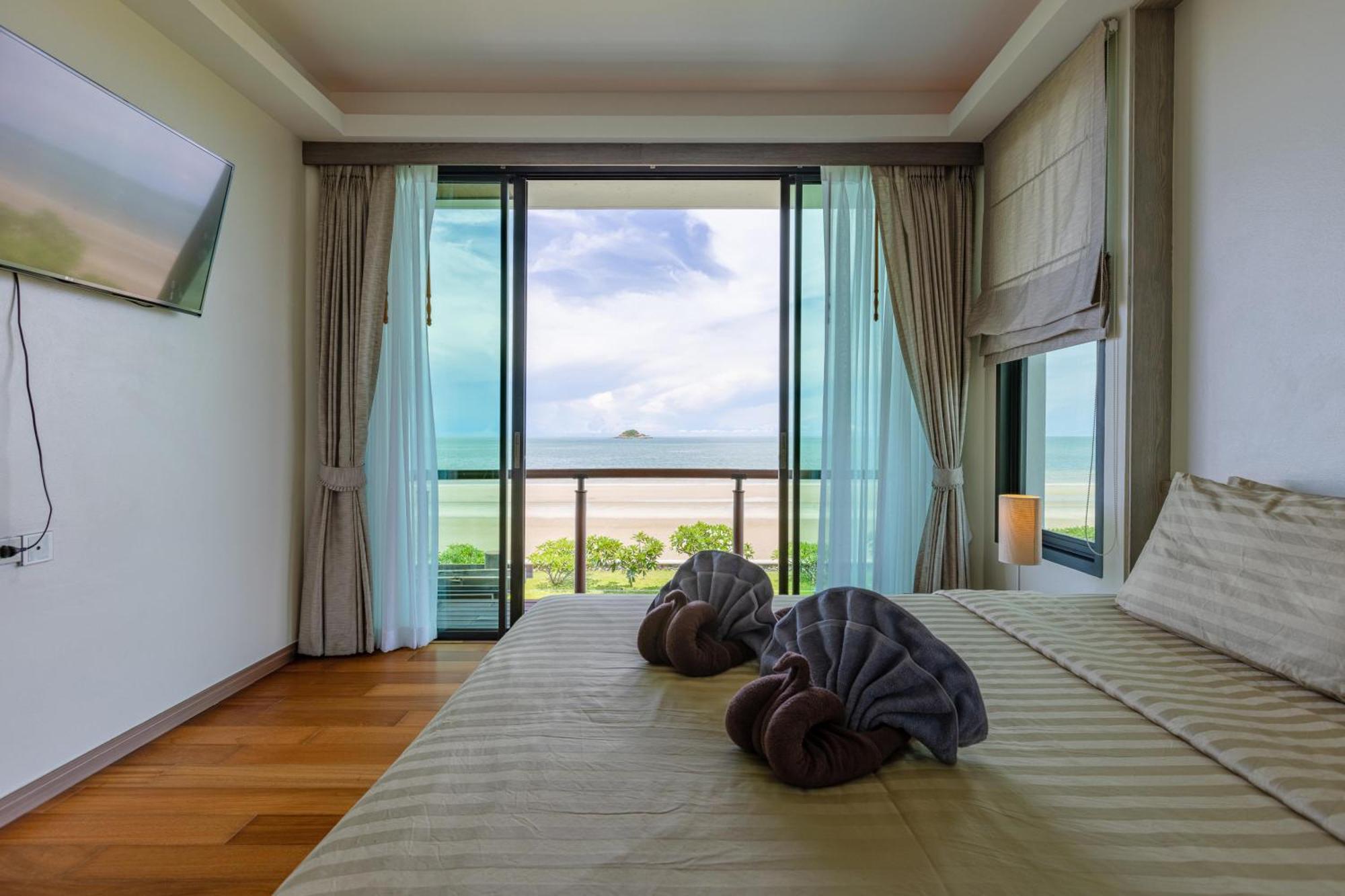 Beachfront Modern 4 Bedroom Pool Villa - Rv Hua Hin Luaran gambar