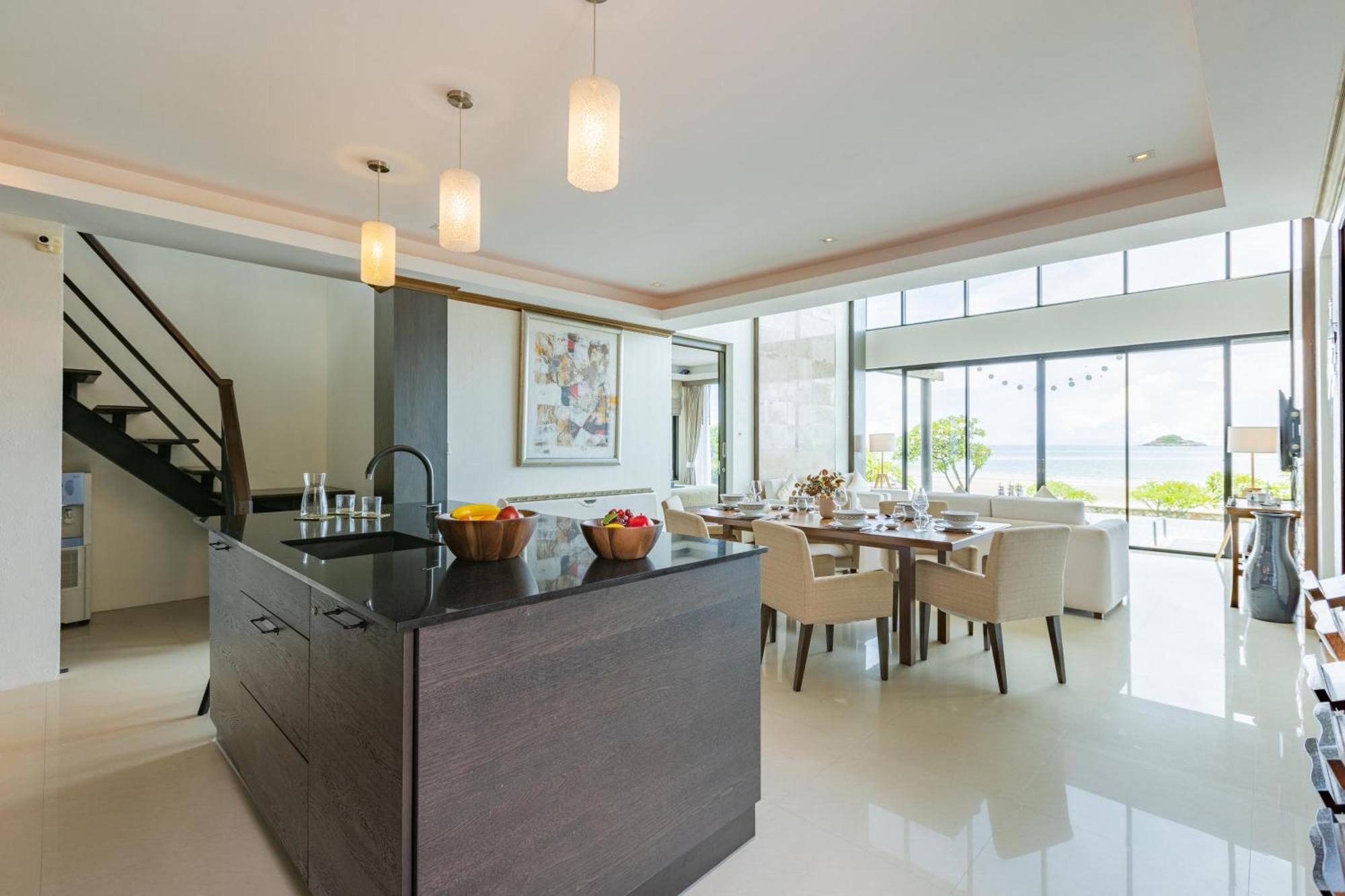 Beachfront Modern 4 Bedroom Pool Villa - Rv Hua Hin Luaran gambar