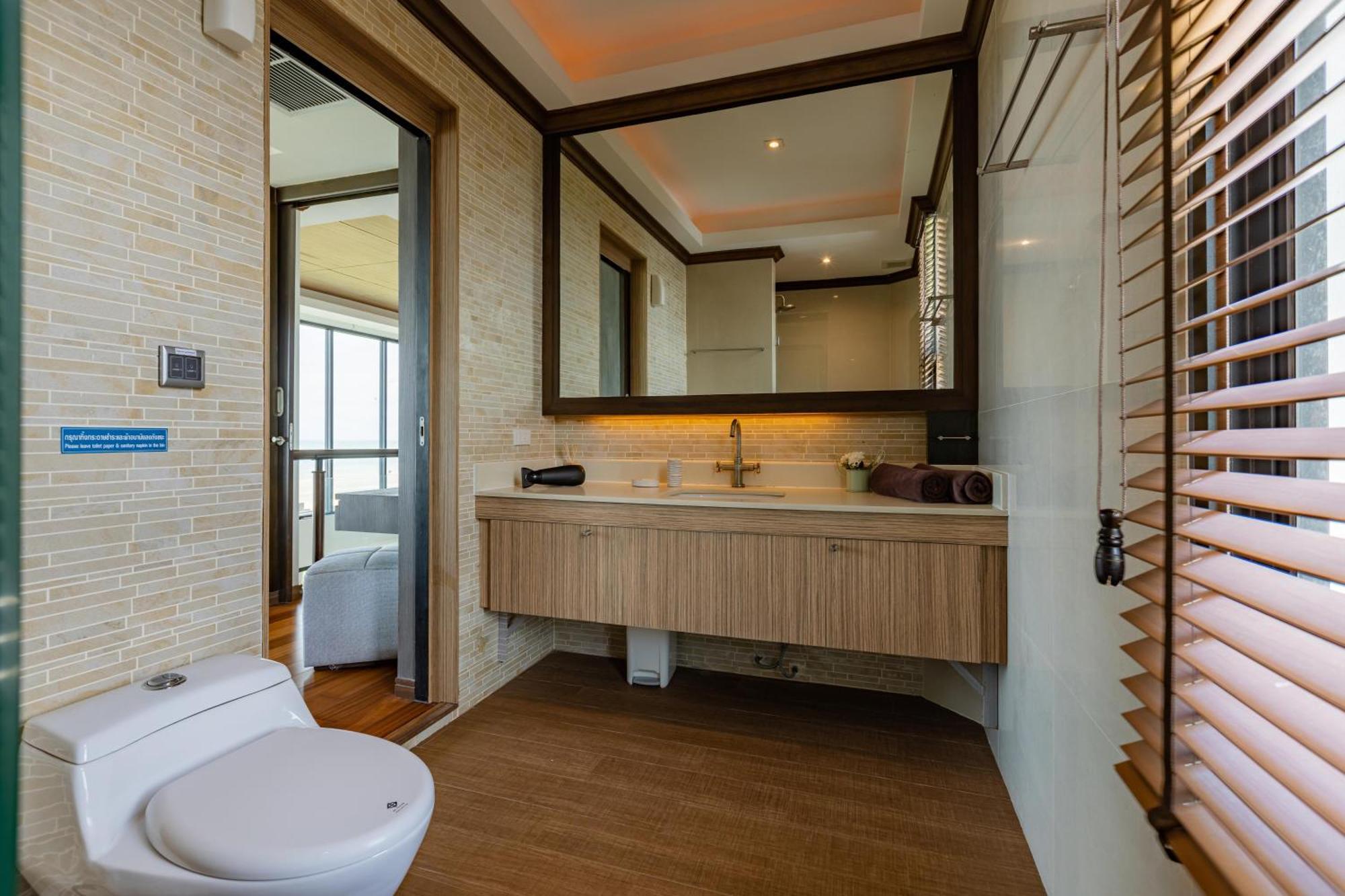 Beachfront Modern 4 Bedroom Pool Villa - Rv Hua Hin Luaran gambar
