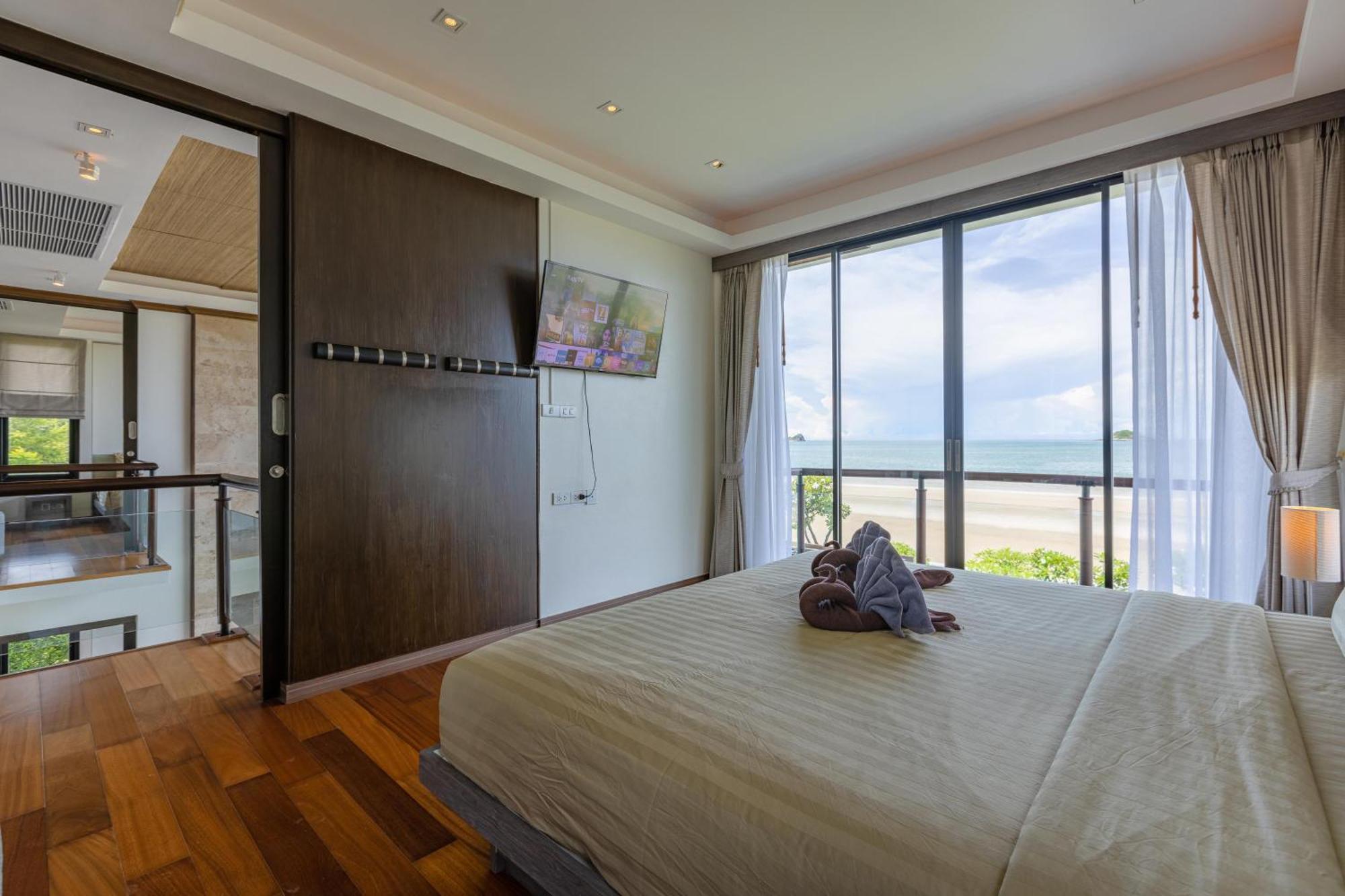 Beachfront Modern 4 Bedroom Pool Villa - Rv Hua Hin Luaran gambar