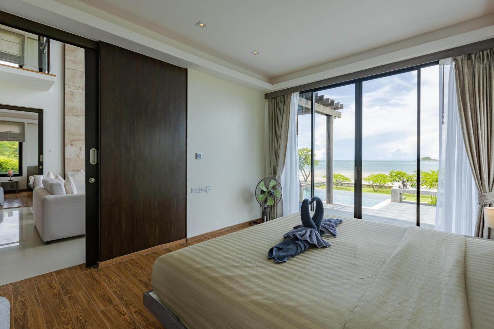 Beachfront Modern 4 Bedroom Pool Villa - Rv Hua Hin Luaran gambar